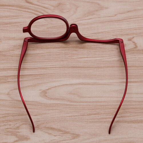 Kosmetikbrille Schminkbrille rot