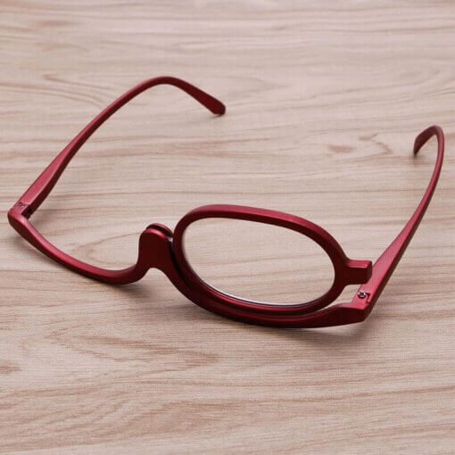 Kosmetikbrille Kontaktlinsenhilfe rot