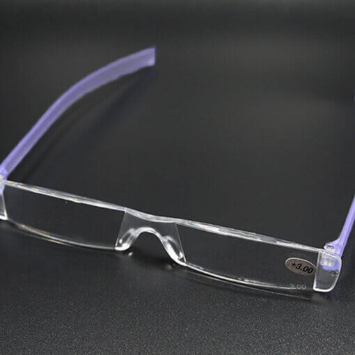 Lesebrille Melody violett mit Etui robust