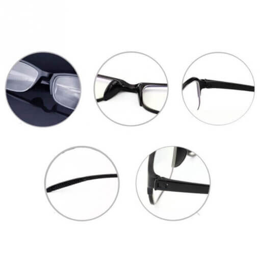 Fertiglesebrille lightweight schwarz Nahaufnahmen