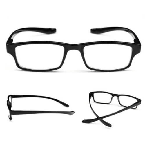 Lesebrille coach schwarz lange brillenbügel