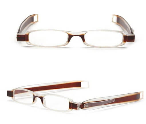 Lesebrille faltbar braun online bestellen
