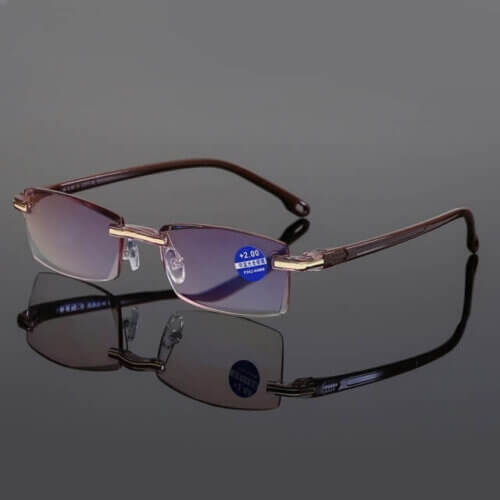 Blaulichtfilterbrille / Lesebrille Star braun online kaufen