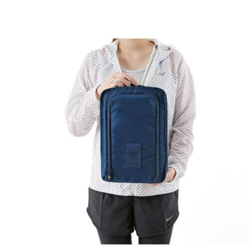 Schuhtasche-Reisezubehör-Packhilfe-dunkelblau