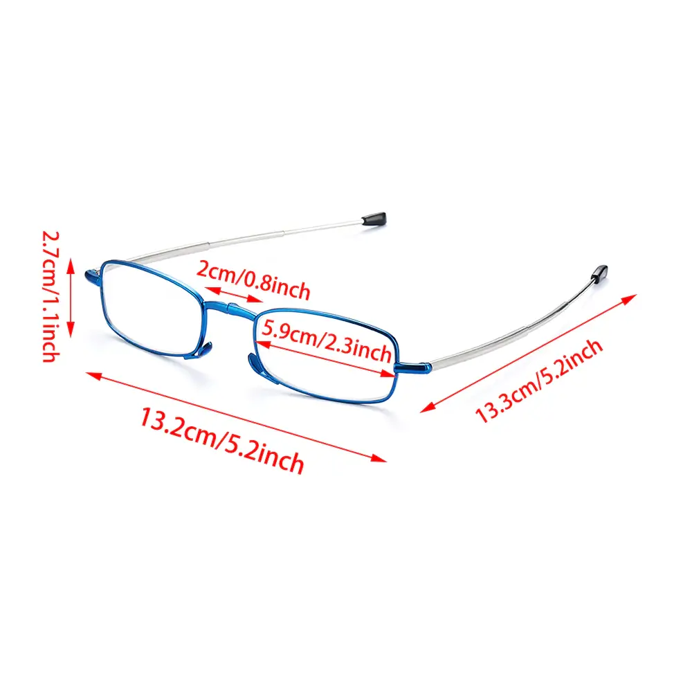 Fertiglesebrille kompakt Abmessungen