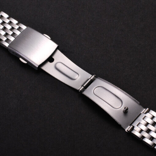 Uhrenarmband metall 7 Glieder Faltschliesse