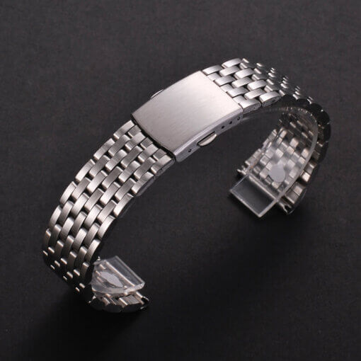 Uhrenarmband metall silbern 7 Glieder